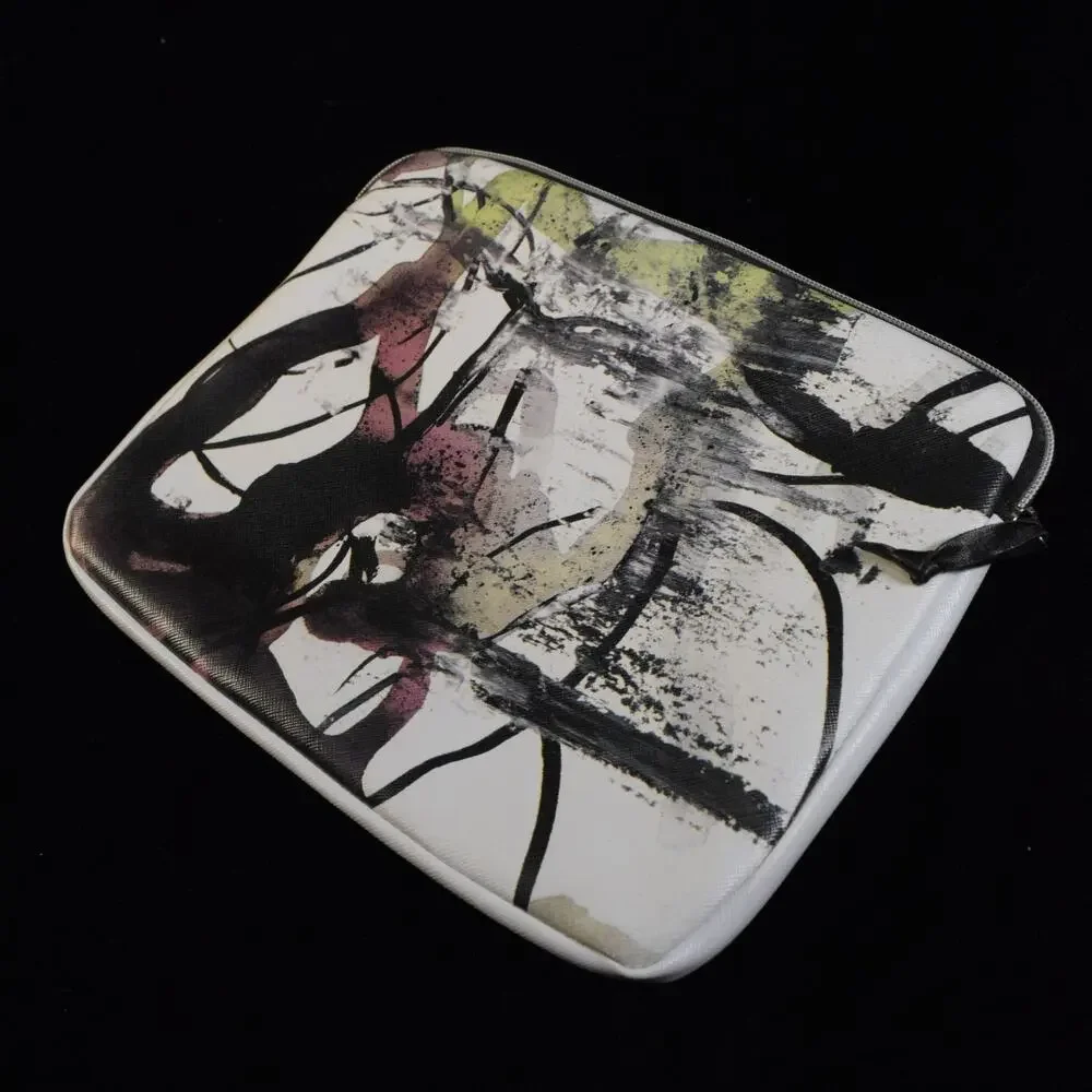 Neiman Marcus Proenza Schouler Abstract Art Small Clutch Tablet Case 11in x 9in